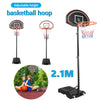 2.1M Freestanding Basketball Hoop Stand Portable Basketball Stand Set Adjustable