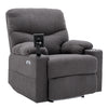 Electric Recliner Chair Sofa TV Armchair Cinema Chair with 2 Cup Holders Grau