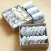 3pcs Foldable Underwear Bra Fabric Socks Box Storage Organizer Drawer Dividers