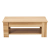 Lift Up Top Coffee Table Wooden Coffee Tea Table with Sliding Top Hidden Storage
