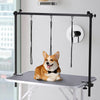 Practical Adjustable Pet Dog Grooming Table Bath Beauty Arm Desk Bracket + Leash