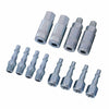 12PCS Air Line Hose Compressor Fitting Coupling Connector Quick Release 1/4BSP
