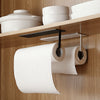 Under Cabinet Kitchen Roll Paper Holder Toilet Towel Towel Rack Self Adhesive