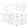 Pet Playpen Fence DIY Playpen Puppy Dog Cat Animal Cage Exercise Metal PP Indoor