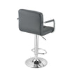 2x Bar Stools Hub Pub Kitchen Breakfast Swivel Gas Lift Chair Stool with Armrest