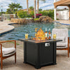 50,000 BTU Gas Fire Pit Table Firepit Patio Garden Burner Propane Fireplace