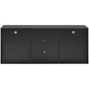 Modern TV Unit Cabinet TV Stand High Gloss 2 Doors Living Room Furniture 120cm