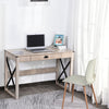 Modern Small Computer Desk and Drawer PC Laptop Writing Office Workstation Table