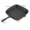 Cast Iron Pre Seasoned Skillet Frying Pan Griddle BBQ Grill Non Stick Cookware