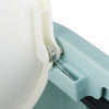Kitchen Recycling Bin 15L Double Plastic 2 Section Compartment Press Top Dustbin