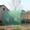 Outdoor Greenhouse Walk in Polytunnel Steel Tent Garden Plants Grow House Shade