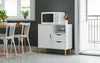Small Sideboard Cupboard Display Cabinet Storage with 2 Drawers & 1 Doors