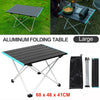 Portable Camping Table Lightweight Foldable Aluminum Tables Folding Picnic Desk