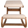 Ergonomic Kneeling Chair Wooden Comfortable Thick Cushion in Fabirc HOT ON SALE