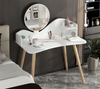 White Computer Desk Home Office Dressing Table Study Writing Desk With Drawer UK