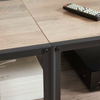 Large Industrial TV Cabinet Vintage Media Storage Unit Rustic Home Console Table
