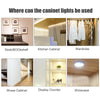 3PCS Under Cabinet Lights Kit LED Kitchen Counter Closet LED Puck Display Lamp