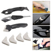 Silicone Scraper Caulking Grouting Sealant Finishing Cleaning Remover Tool Kit