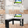 Corner Computer Desk L-shaped PC Study Table Home Office Workstation Furniture