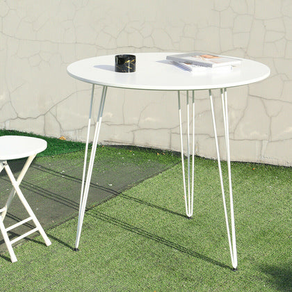Dining Table 4 Seater Round Table Small Dining Table Kitchen Lounge Garden Home