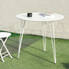 Dining Table 4 Seater Round Table Small Dining Table Kitchen Lounge Garden Home