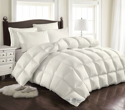 Luxury Hotel Goose Feather & Down Quilt 13.5 Tog Single Double King Super King