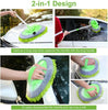 Telescopic Car Wash Mop Soft Brush Mop Vehicle Window Tyre Cleaning Tool UK