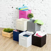 1/4/8x Foldable Storage Canvas Collapsible Box Clothes Toy Organizer Fabric Cube