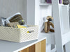 Handy Storage Basket Plastic Crate School Office Kitchen Pharmacy Tidy Organiser