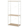 4 Tier storage bookshelf Shelf Coat stand Clothes Rail Hallway Shoe Rack Storage