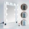 Vanity Makeup Mirror LED Lights Wall /Desk Freestanding with 10 Bulbs QUALITY CE
