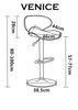 2 x GREY EXECUTIVE GAS LIFT BAR STOOLS, BREAKFAST KITCHEN BAR ETC, 6 DESIGNS