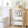 5 Tiers Metal Kitchen Trolley Cart Salon Beauty SPA Storage Shelf Rolling Wheels