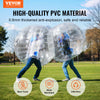 VEVOR Inflatable Bumper Balls 2-Pack 4FT/1.2M Sumo Zorb Balls for Teens & Adults