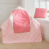 2-In-1 Pillow/Blanket Sofa Throw Cushion Convertible Blanket Quilt Home Office
