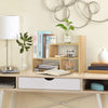 Adjustable Desktop Book Display Stand Storage Shelf Rack Organizer Wooden