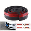 Rubber Strip Splitter Lip Skirt Protector For Car Front Bumper 100" Universal
