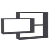 Floating Wall Mounted Bookshelf Hanging Storage Display Shelf Unit Multi Colours