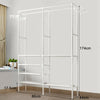 Clothes Rail Rack Heavy Duty Hanging Garment Display Shelf Shoe Storage Stand UK