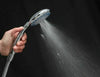 Modern Bath Shower Mixer Taps Deck Mounted Chrome Valve Bar Tap Handset & Hose