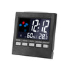 LED Digital LCD Display Alarm Clock with Temperature Calendar Weather Station