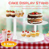 3 Tiers Cake Decorate Display Stand Dessert Support Stand Birthday Wedding Party