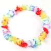 24 Pcs Lei Flower Garlands Necklace Hawaiian Tropical Beach Party Fancy Dress