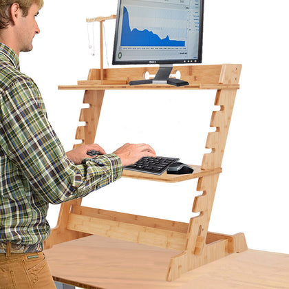 6/7 Tiers Height Adjustable Jumbo Desk Monitor Stand Riser for Laptop Computer