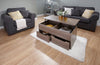 Ultimate Storage Coffee Table New Modern Design 2 Drawer Lift Up Living Room