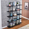 5 Tiers Bookshelf Bookcase Industrial Book shelves Display Unit Living Room Home