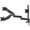 VEVOR Triple Monitor Arm Mount Desk Stand for 13"-27" Screens up to 20 lbs Each