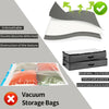2X 90L Underbed Clothes Storage Bags Zipped Organizer Wardrobe Cube Closet Boxes