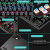 Mechanical Gaming Keyboard Wired 87 Keys RGB Rainbow Backlit USB for PC Loptap