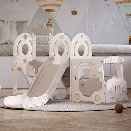 Kids Garden Swing and Slide Set Baby Toddler Indoor Outdoor Playground Climb Toy